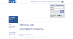 Desktop Screenshot of intern.vvb-koeln.de