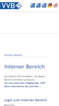 Mobile Screenshot of intern.vvb-koeln.de
